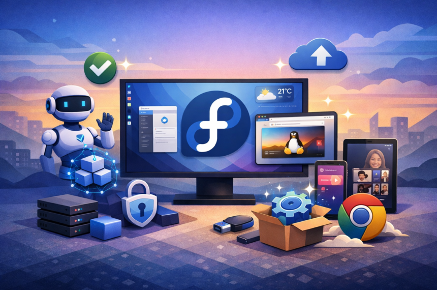 Computadores com Fedora 44