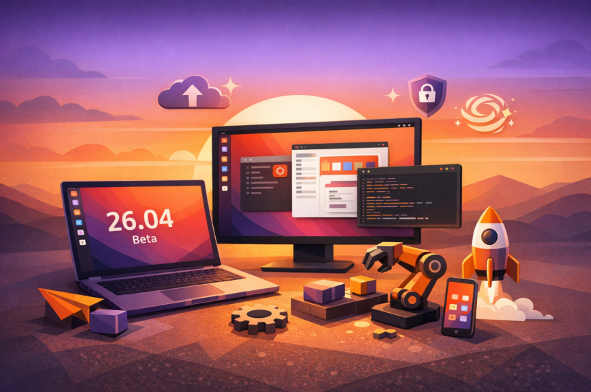 Computadores com o Ubuntu 26.04